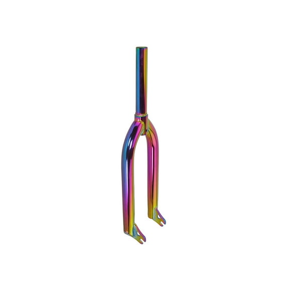 Bike 20 Mx Fork Steel 1-1/8 Inch Threadless Oil Slick.