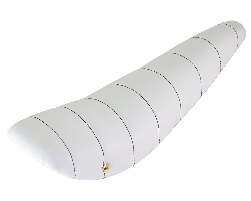 Sella A Banana Lowrider Vintage 17 Pollici Fiamma Argento – Per Bici 20" – Vinile Lowrider