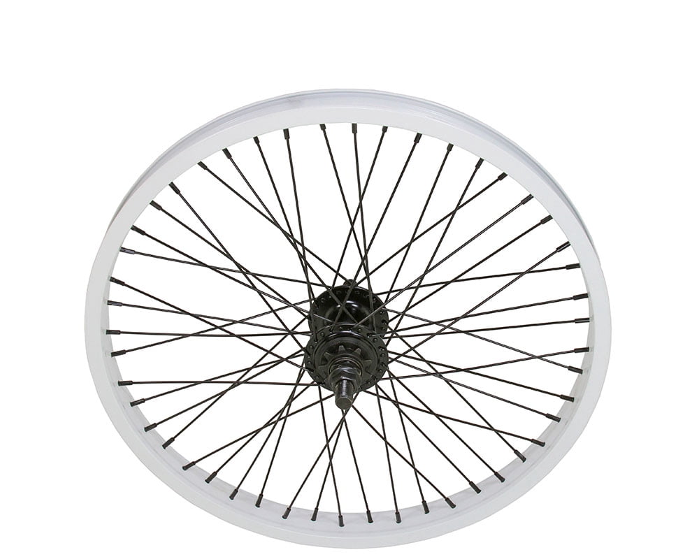 Bike 20 x 2.125 Alloy Rear Wheel 9T Driver 48 Spoke 14gSS/Black 14mm ...