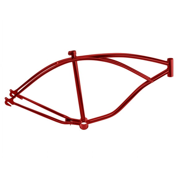 Bike 26 Beach Cruisers Frame Burgundy.