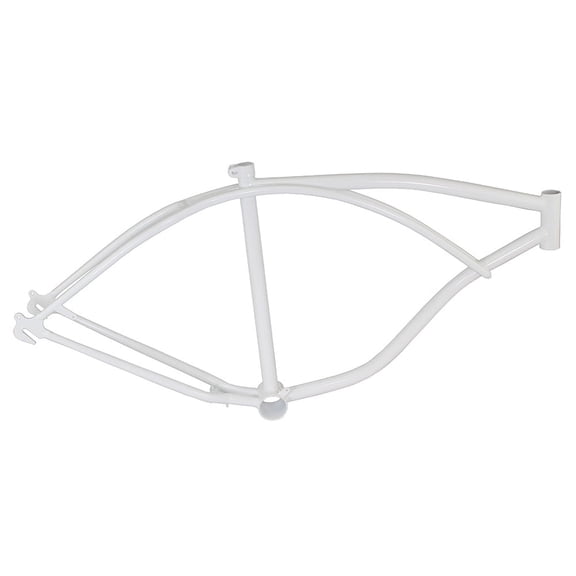 Bike 26 Beach Cruisers Frame White.