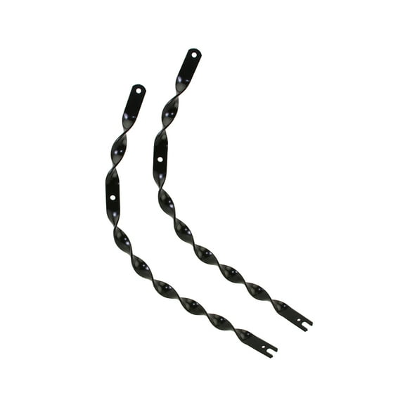 Bike 26 Bent Flat Twisted Spring Fork Legs Black.