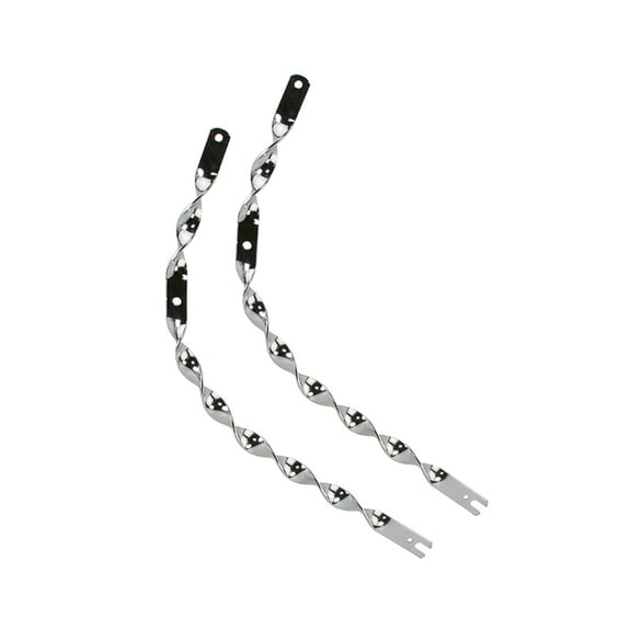 Bike 26 Bent Flat Twisted Spring Fork Legs Chrome.