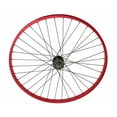 thumbnail image 1 of Bike 29 x 30mm Alloy Front Wheel 36 Spoke 14G Red 3/8 Axle Double Wall Red., 1 of 1