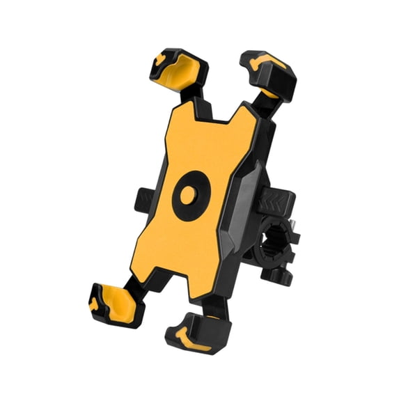 Bike Accessories Bike Gear Phone Rack PVC Black 14.5x7.5x5cm 146g Shock Absorbing Cycling Navigation Handlebar Mount