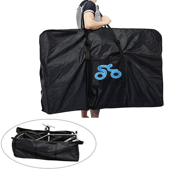 Bike Transport Cover Shoulder Strap Folding Travel Bag Outdoor Cycling Accessories Protective Carry