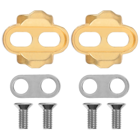 Bike Cleat Set for Exercise Made of Copper in Assorted Color Replace Old Cleats-Compatible with SPD