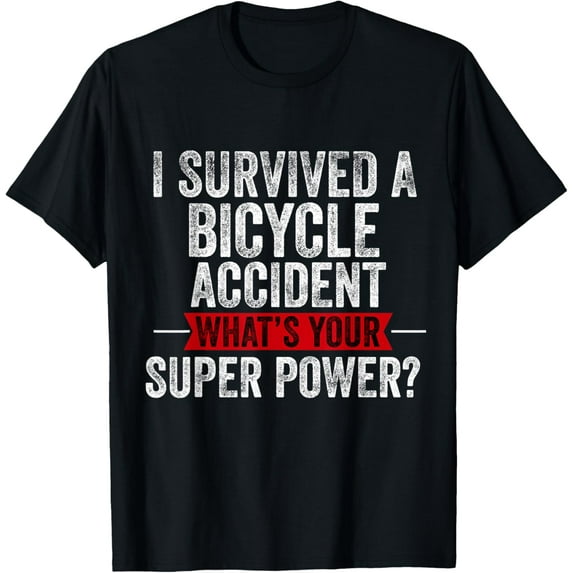 Bike Accident Get Well Bicycle Crash Survivor Recovery T-Shirt