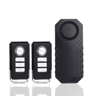 VBike Anti-Theft Alarm System – Wireless With 2 Remotes, 113dB Siren, Vibration Sensor, For Bike, EBike, Motorcycle