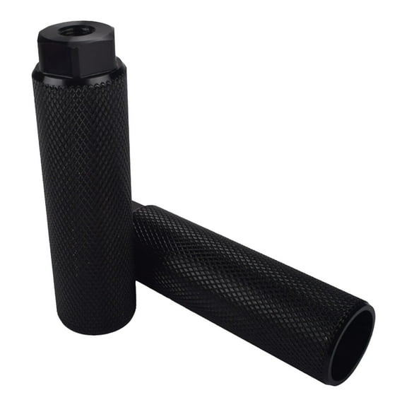 Bike Aluminum Alloy Rear Footrest for BMX Cycling Accessories Durable Bike Pedal Extenders for Off Road Riding 2PCS