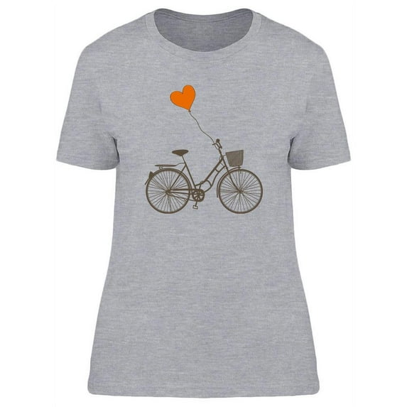 Bike And Balloon T-Shirt Women -Image by Shutterstock, Female XX-Large