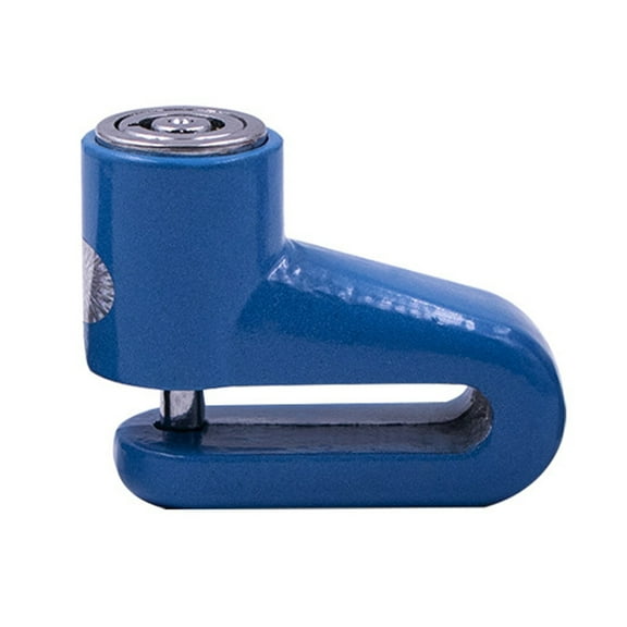 Bike Anti-Theft Padlock Mini Metal Disc Brake Wheel Lock Scooter Mountain Bike Motorcycle Riding Accessories Blue