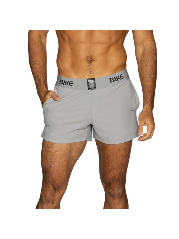Jock Shorts | Soft Stretch Fabric for Breathable Comfort | Supportive Fit with Retro-Inspired Design | Gray, Short