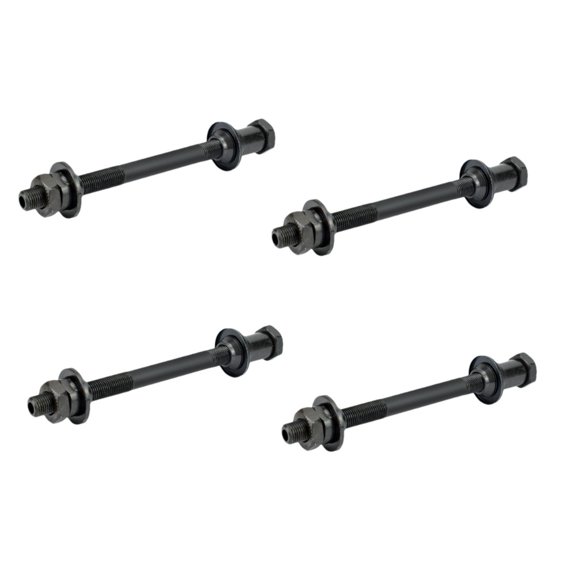 Bike Axle 108Mm 145Mm Bike Rear Hub Axle 3/8" Black Hub Conical