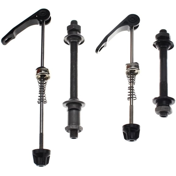 Bike Axle Quick Release Skewer Front Rear Bicycle Axle Wheel Hub Fit for Road Bike, Mountain Bike, MTB, BMX (1 Pair)