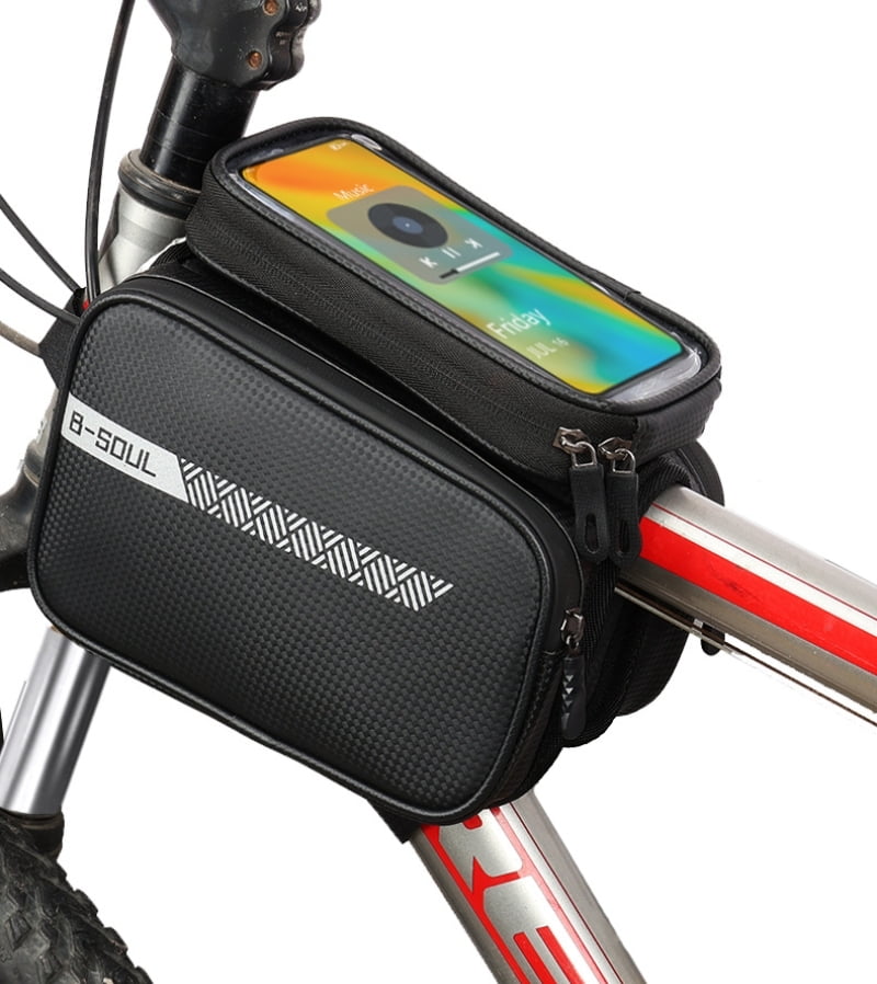 Bike Bag Top Tube Waterproof Bicycle Frame Bag Touch Screen Bike Pouch