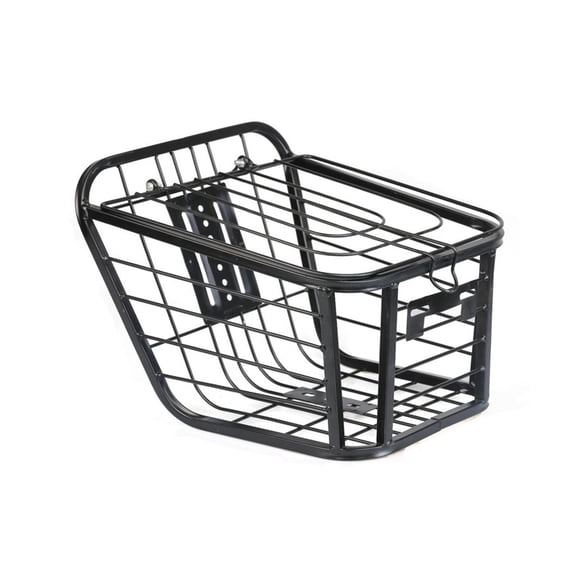 Bike Basket Bike Pannier Durable Organizer Wire Mesh Basket Storage Basket for Riding Women's and Men's Road Bike Outdoor Accessory