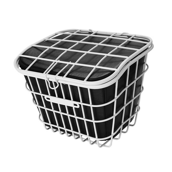 Bike Basket Cat Pet Carrying Carrier Multi Purpose Bike Front Hanging Basket White B