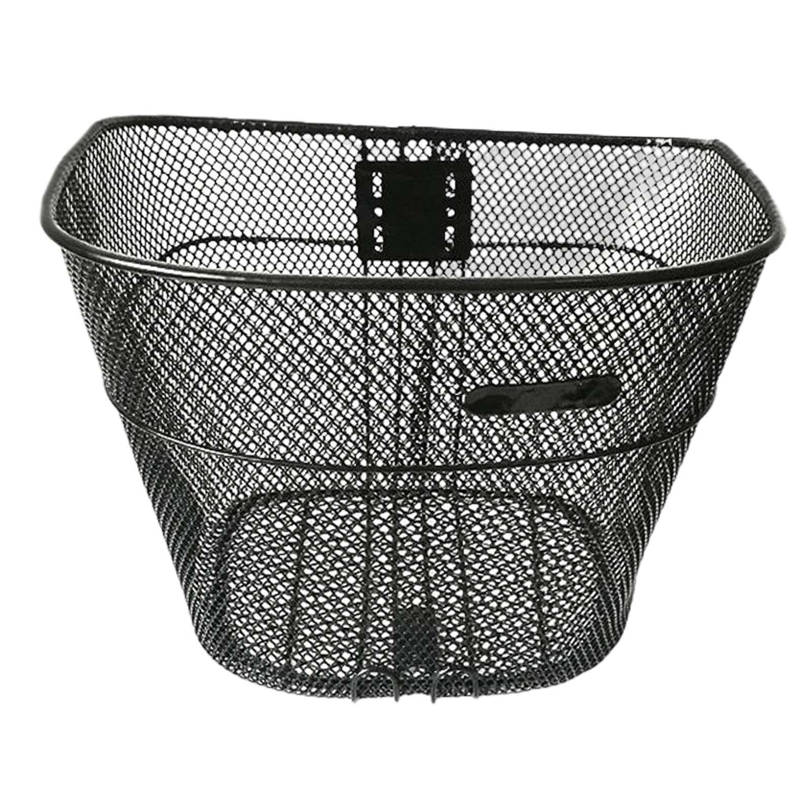 Bike Basket, Detachable Front Basket for Mountain Bike, Folding Bike, Road Bike, Handle Bar Basket for Shopping, Outdoor