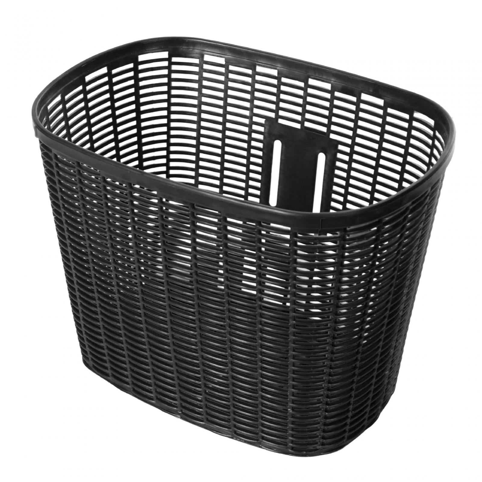 Bike Basket Easy to Install Bike Accessory Removable Most Adult Bikes Front black