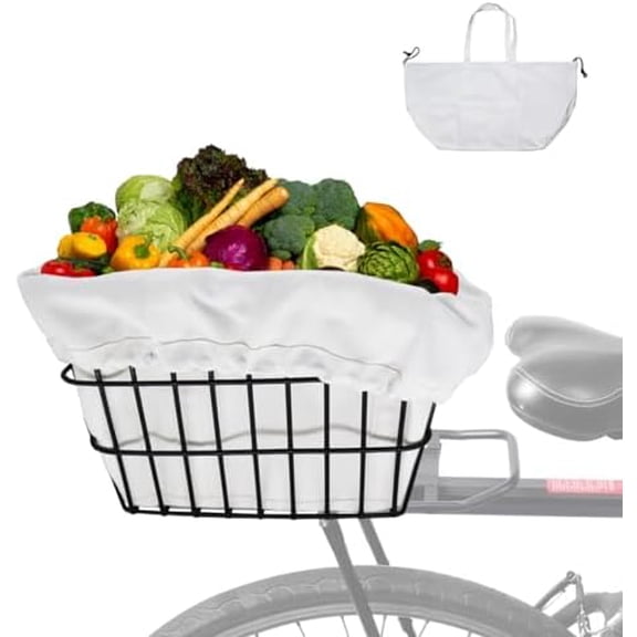 Bike Basket Liner Bag, Bicycle Basket Liner, Basket Lining Interlining Lined Sleeve$$Sport & Recreation Other