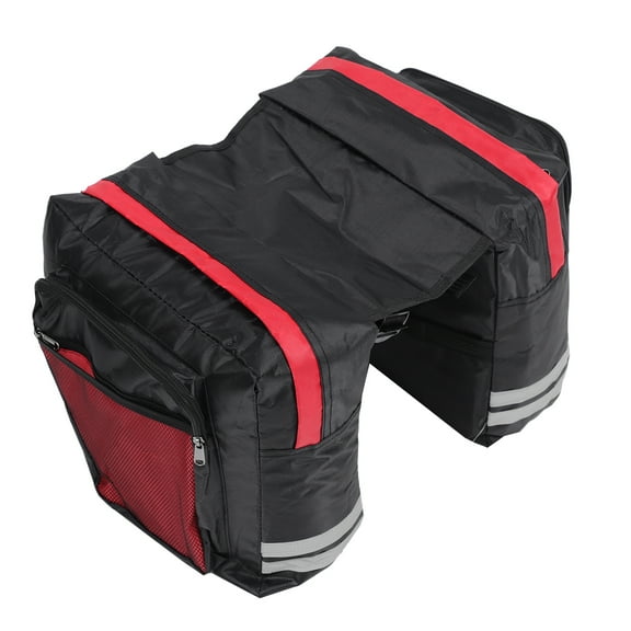 Bike Front Basket Handlebar Bag Bicycle Double Pannier Large Capacity