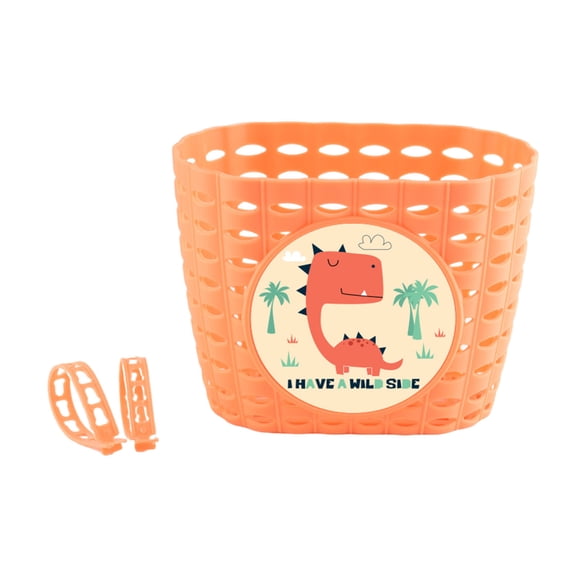 Bike Basket for Boy and Girls, Waterproof Plastic Handlebars Bike Baskets for Teen Kids Bike and Kids Tricycles