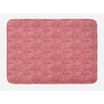 thumbnail image 1 of Bike Bath Mat, Vintage Themed Repetitive Pattern of Colorful Retro Racing Bicycles, Plush Bathroom Decor Mat with Non Slip Backing, 29.5" X 17.5", Coral and Multicolor, by Ambesonne, 1 of 2