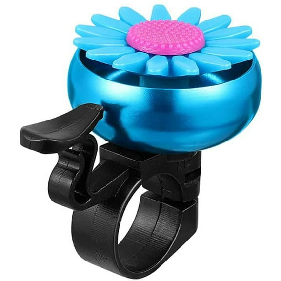 Bike Bell Mini Bicycle Bell Bike Handlebar Warning For Kids Boys Girls Children Cycling Bell Ring Horn Ring Ringer, Bicycle Accessories Girls Boys, Blue Fire