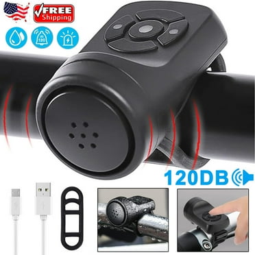 Bike Bicycle 120dB Super-Loud Electronic Siren Horn Bell Ring Alarm Speaker US