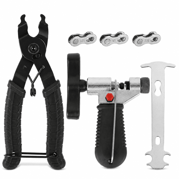 Bike Bicycle Chain Kits Repair Tool Kit Splitter Breaker Cutter Pliers Removal Tool Cycling Bike Master Link Pliers Remover & Chain Breaker Splitter Speed Chain