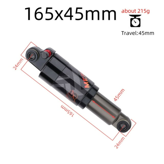 Bike Bicycle Cycling Air Rear Shock Lockout 125/150/165/190/200Mm for
