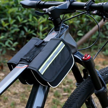 Bike Bicycle Hard Bag Front Beam Bag Large Capacity Saddle Bag Bicycle Riding Equipment Accessories With High Brightness Reflective Strip Christmas Decorations for Home On 2024
