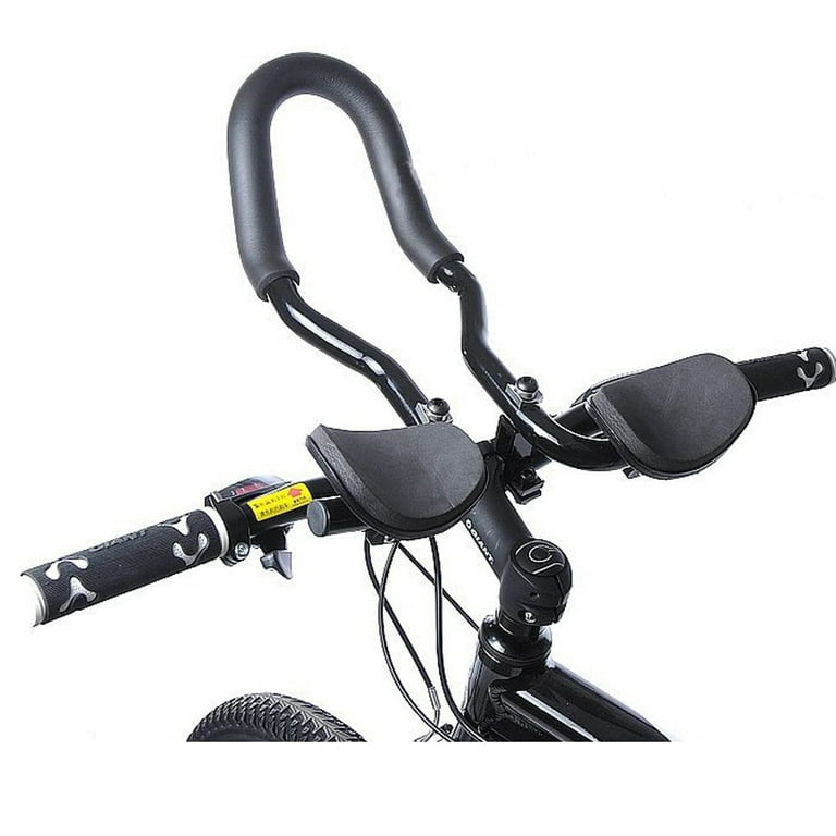 Bike Bicycle MTB Aluminum Triathlon Aero Rest Bar Relaxation Handlebar U Type Walmart