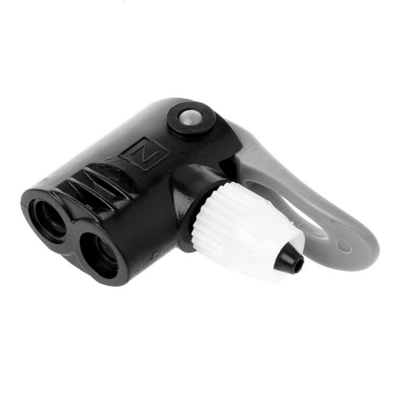 Bike Bicycle Pump Nozzle for Valve Connector Adapter Dual for Head Pumping Parts