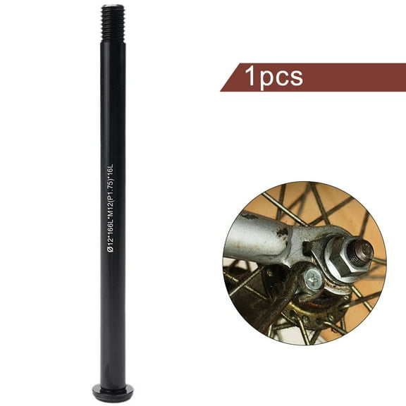 Bike Bicycle Replacement Front/Rear Thru Axle 12/15Mm 122-181L P1.5/P1.75 Φ12X166Lxm12 (P1.75)X16L Mingyqi