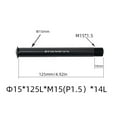 thumbnail image 1 of Bike Bicycle Replacement Front/Rear Thru Axle 12/15mm 122-181L P1.5/P1.75, 1 of 7