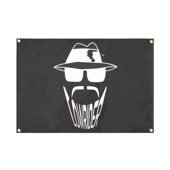 Bike Bike Banner Original Lowrider Head Black/White.