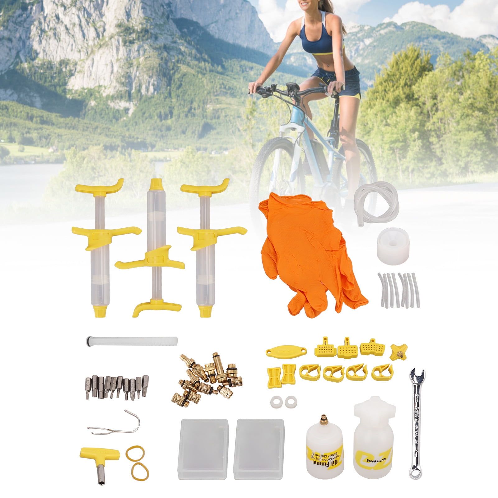 Bike Brake Bleed Kit Brake Bleed Kit Bleeder Hydraulic Disc Brake Bleed Kit Hydraulic Disc Brake