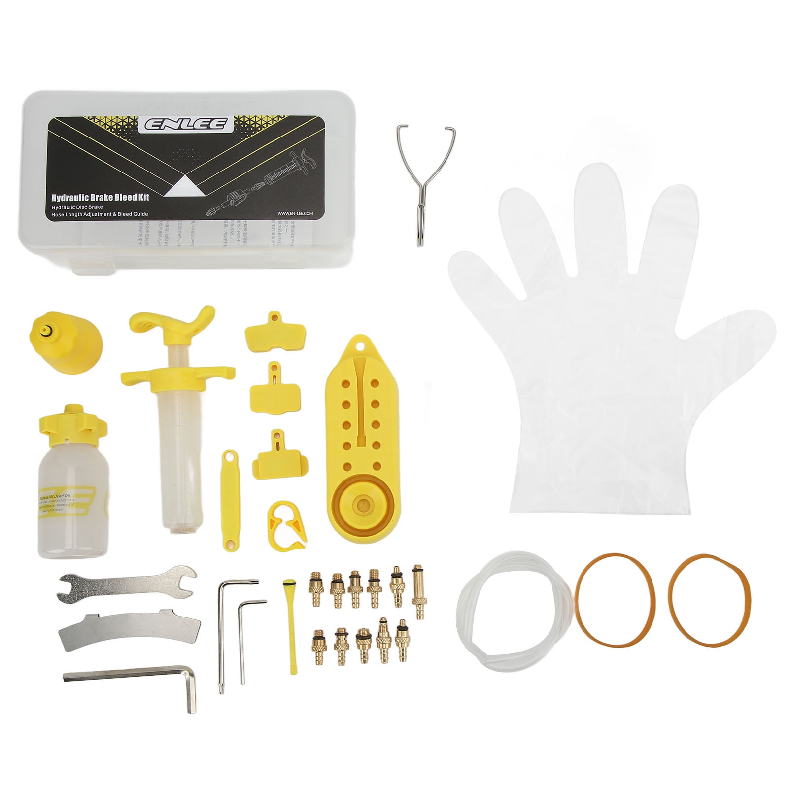 Bike Brake Bleed Kit High Strength Bike Hydraulic Disc Brake Oil Bleed