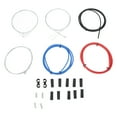 Bike Brake Cable Housing Kit Bicycle Shifter Cable Kit for Road Bikes Folding Bikes Three Colors