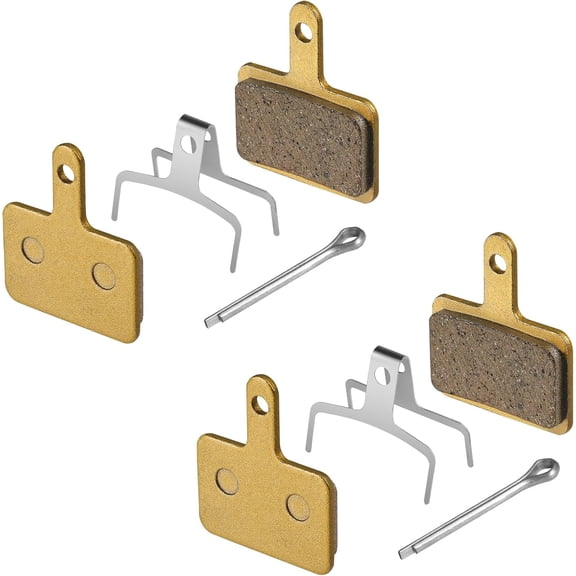 Bike Brake Pads 2 Pairs Semi-Metallic Pads for TRP Tektro Shimano Deore Br-M575
