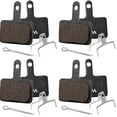 thumbnail image 1 of Bike Brake Pads, 4 Pairs – Compatible with Shimano MT200, M355, M446 & Tektro Brakes – Hybrid Semi-Metallic, Quiet, Durable Disc Brake Pads for Mountain Bikes, 1 of 8