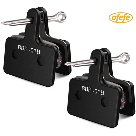 OFEFE Bike Brake Pads, High-Performance Pads,Disc Brake Pads & Spring (Semi-Metallic&Resin) for Mountain Bike Disc ,Bike Pads Compatible with TRP Tektro Deore Br