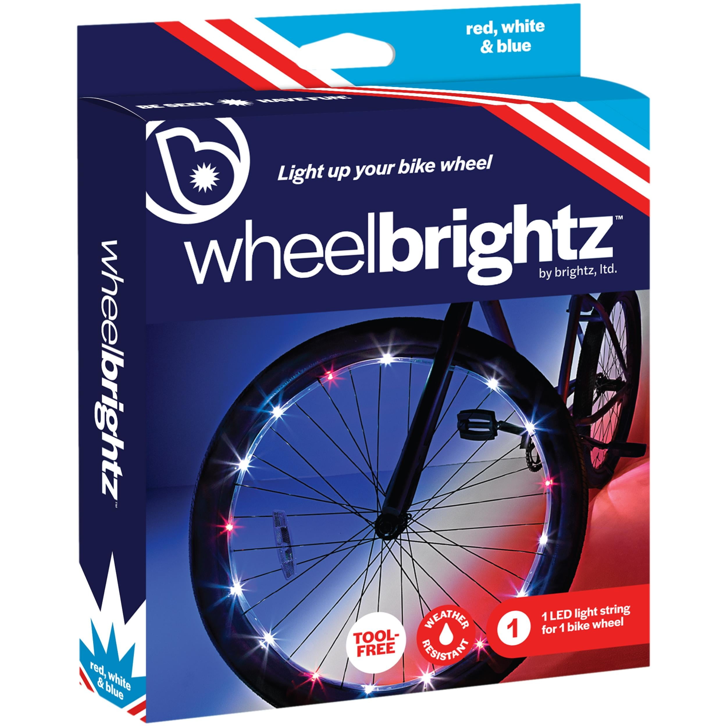 Brightz WheelBrightz Lot de 2 éclairages LED pour roue de vélo Pastel