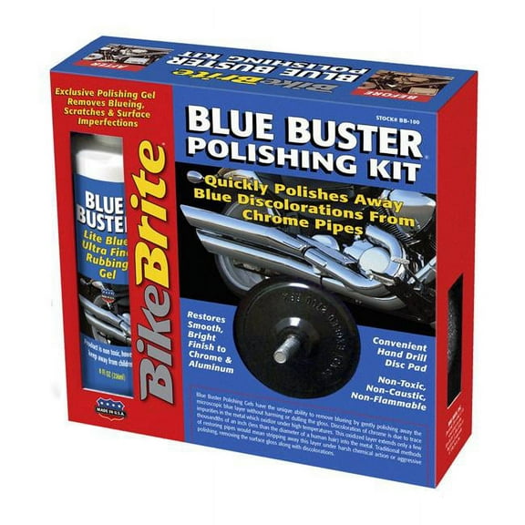 Bike Brite  Blue Buster Polishing Kit, 8 oz