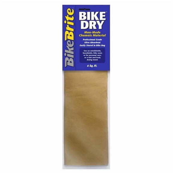 Bike Brite Dry Man Made Chamois, 4 sq. ft.