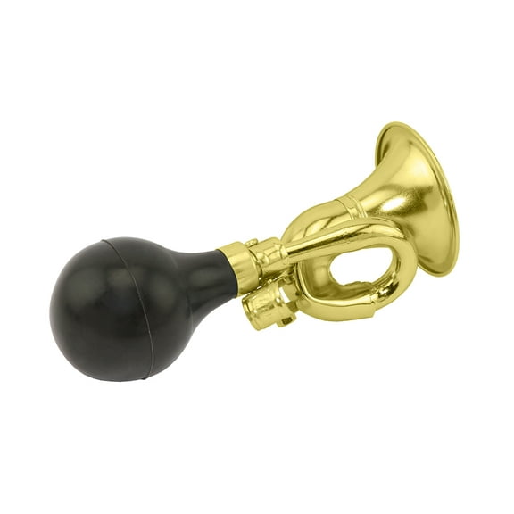 Bike Bugle Horn 7 1/4 Gold.