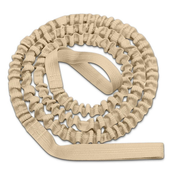 Bike Bungee Tow Rope for MTB & Cycling Stretch Pull Strap for Riding Compatible Any Bicycle Khaki