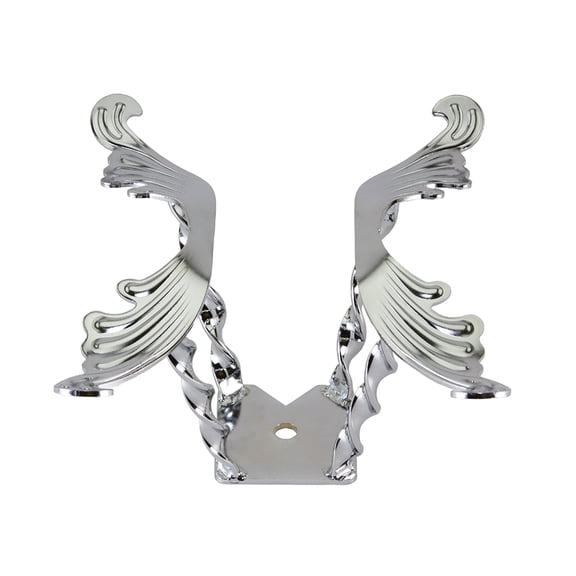 Bike Butterflr 3D Wing Steering Wheel Chrome.